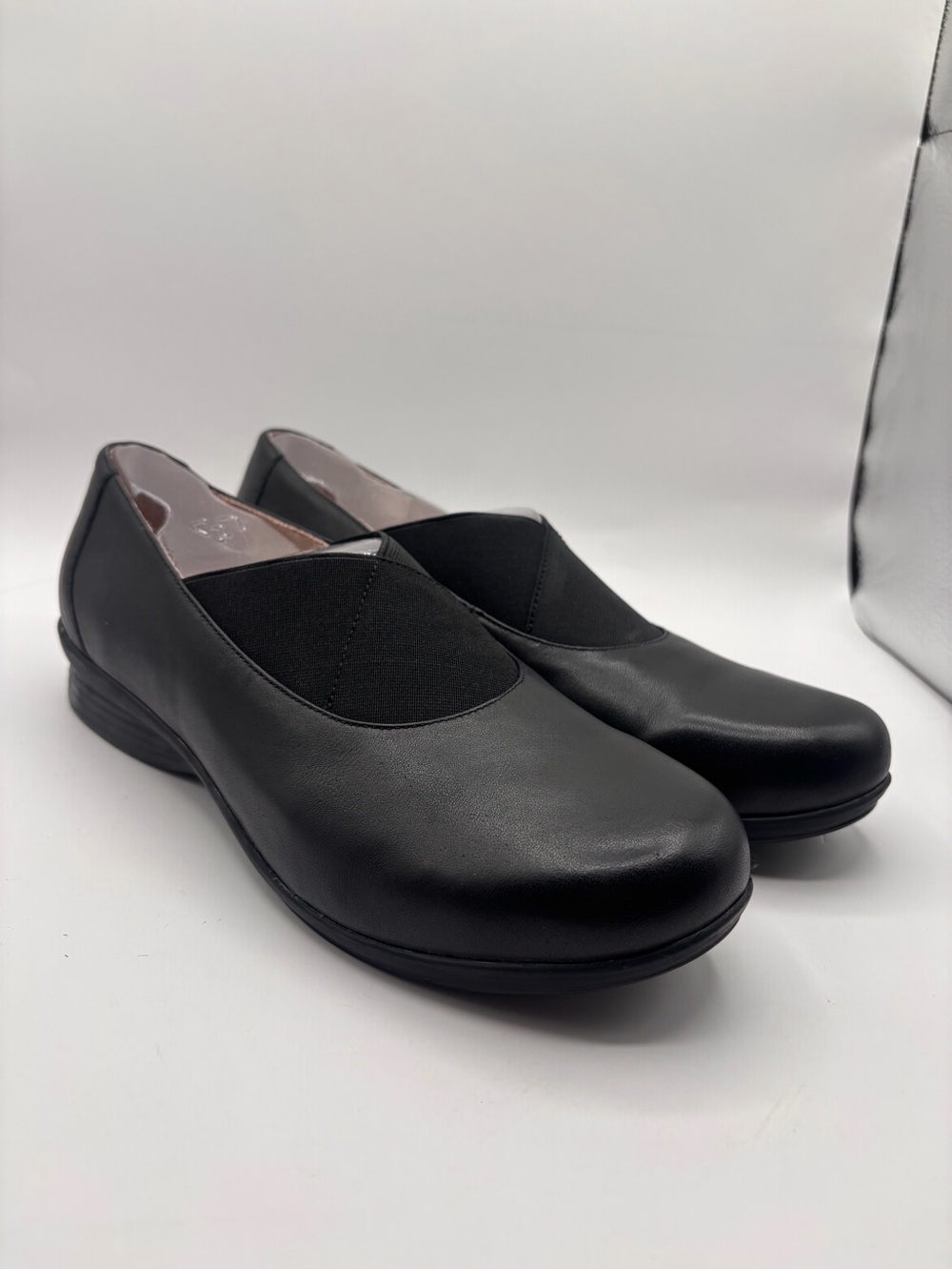 Dansko Ann Nappa Black Comfort Shoes Leather Womens Size 42 New With Box